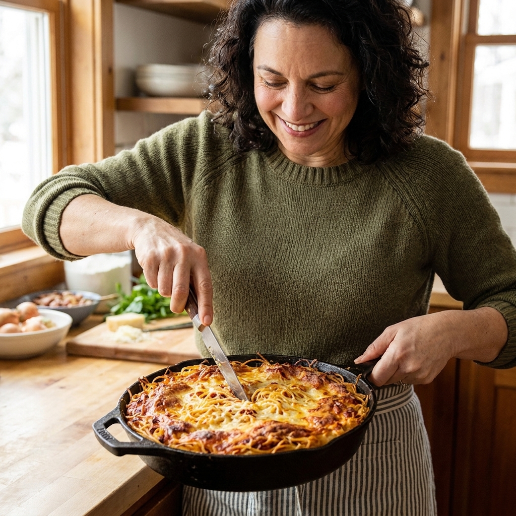 Frittata di Maccheroni (Italian Pasta Pie)
